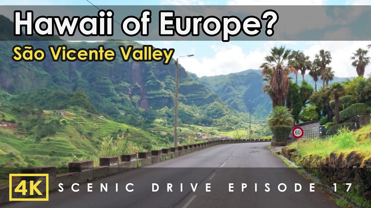 Hawaii of Europe -  Madeira Island | Paradise in the Atlantic Ocean - Scenic Drive Tour 4K