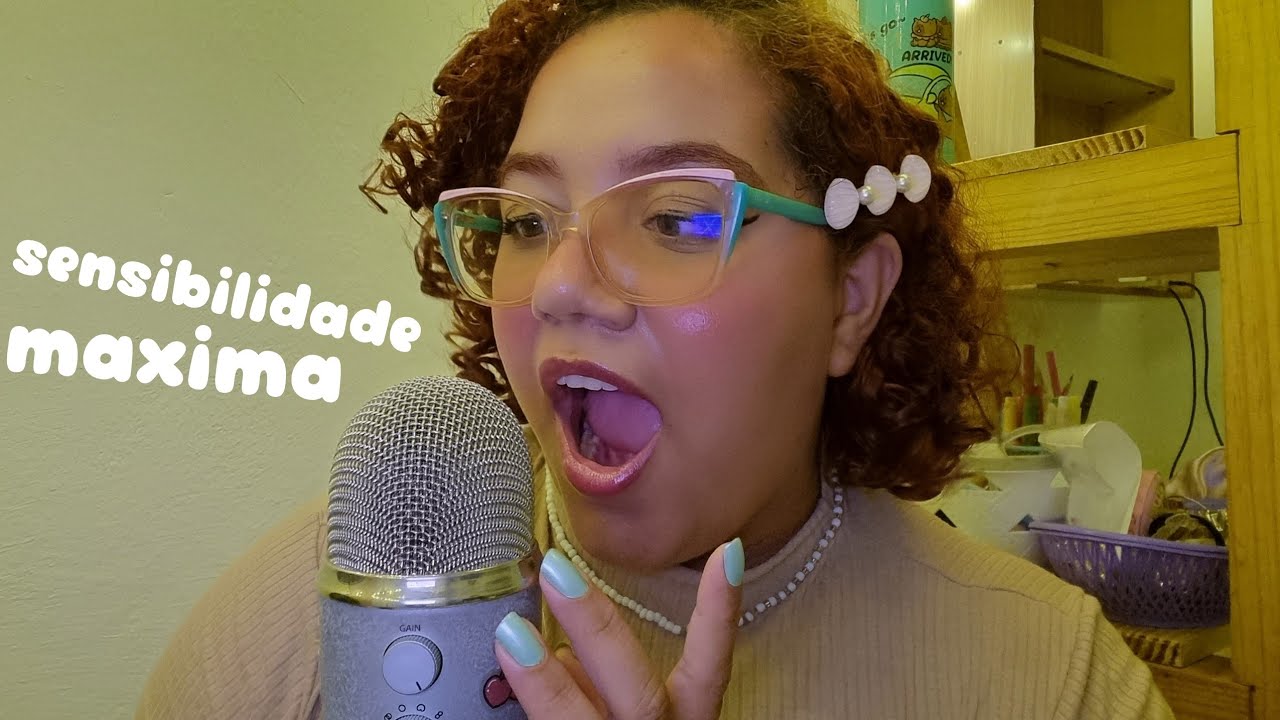 ASMR com a SENSIBILIDADE MÁXIMA 😱🤤