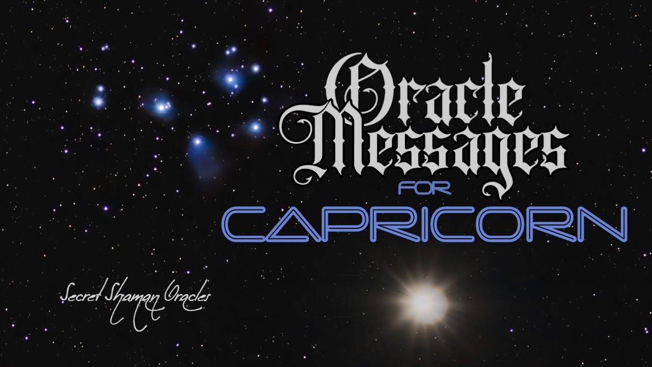Capricorn- YOUR GLIMPSE INTO THE FUTURE; EXPECT THE UNEXPECTED FORTUNES TO APPEAR