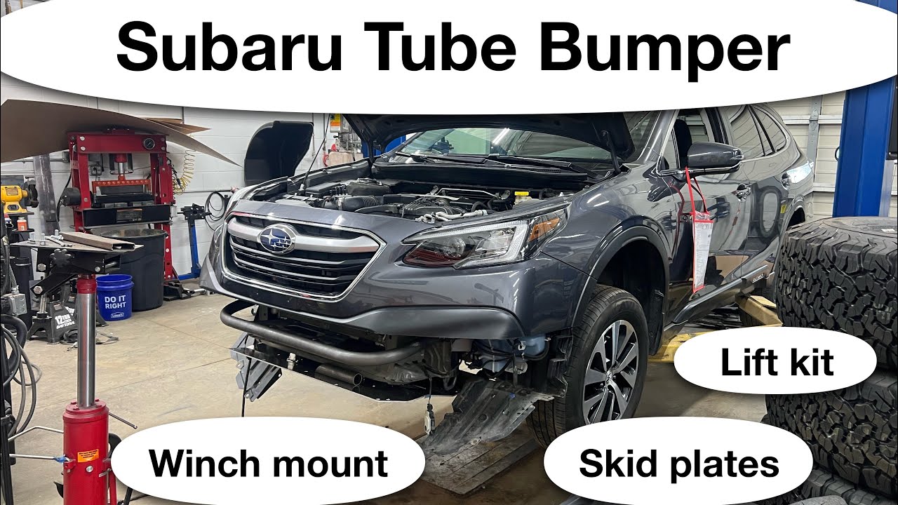 Subaru Outback- Tube Winch Bumper