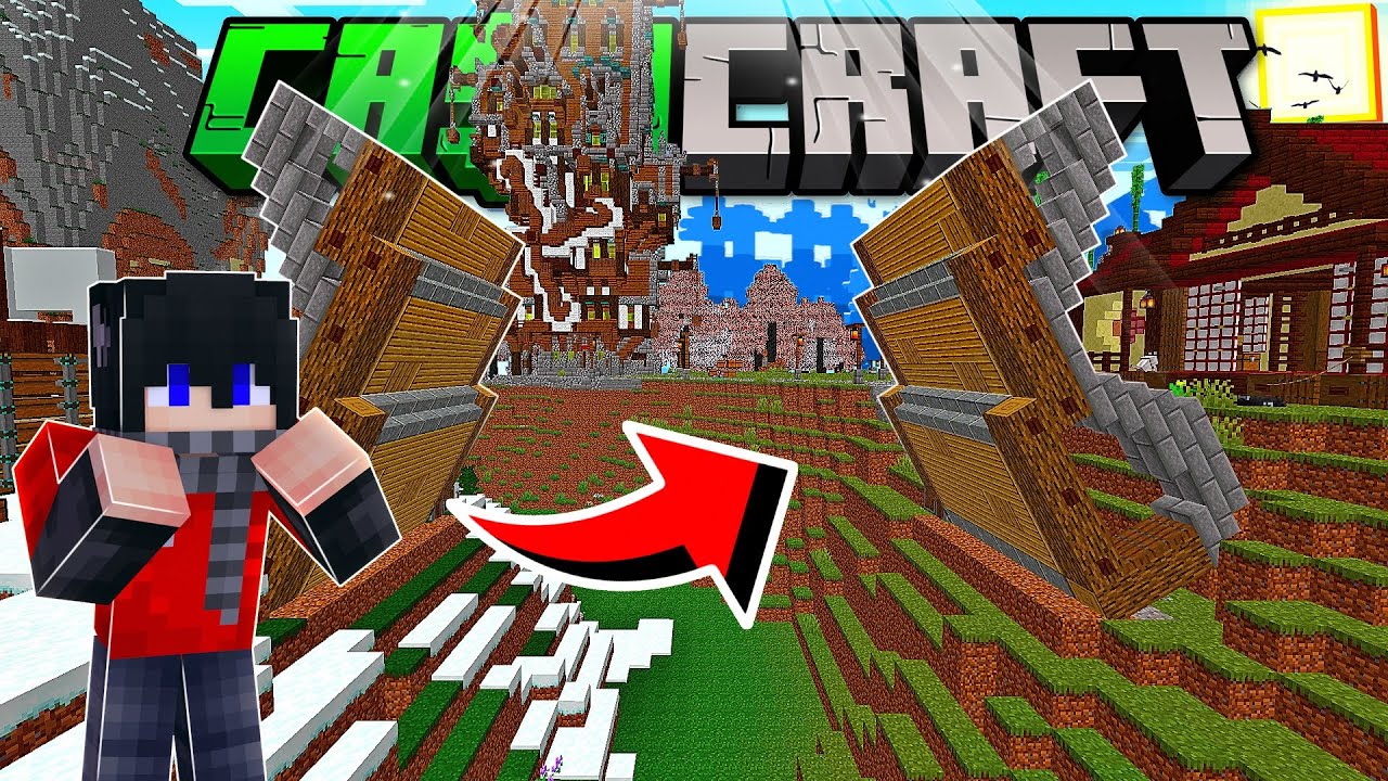 FIZ UMA PONTE ELEVADIÇA USANDO O CREATE !!! -CashCraft Ep.09
