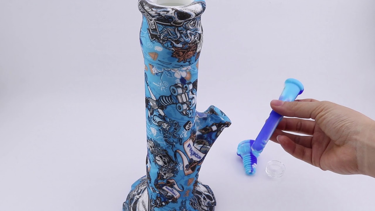 Silicone glass bowl