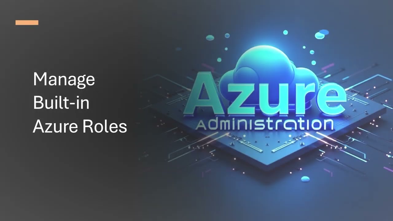 20 - Manage Built-in Azure Roles