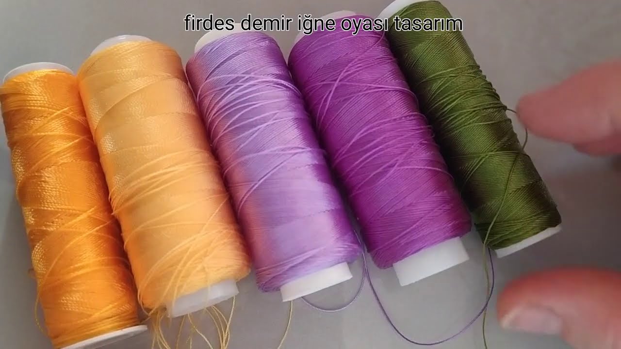 691- NAYLON İPLE PAZAR İSİ İĞNE OYASI MENEKŞE MODELİ ANLATIMLI YAPILIŞI