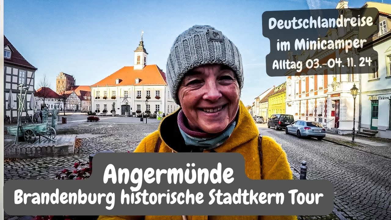 Vlog 219 Angermünde | schönste Stadt des Roadtrips? Fachwerk | Stadtmauer | Stellplatz