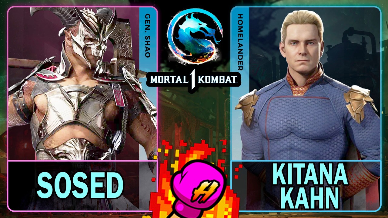 MK1 Sosed (GENERAL SHAO) VS Kitana Kahn (HOMELANDER)🥊Mortal Kombat 1🥊4K 60ᶠᵖˢ