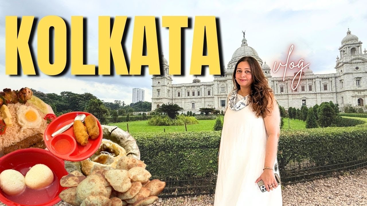KOLKATA vlog ~ Victoria Memorial, Best Rolls, Park Street, Luxury Hotel, Buffet Breakfast, Cruise