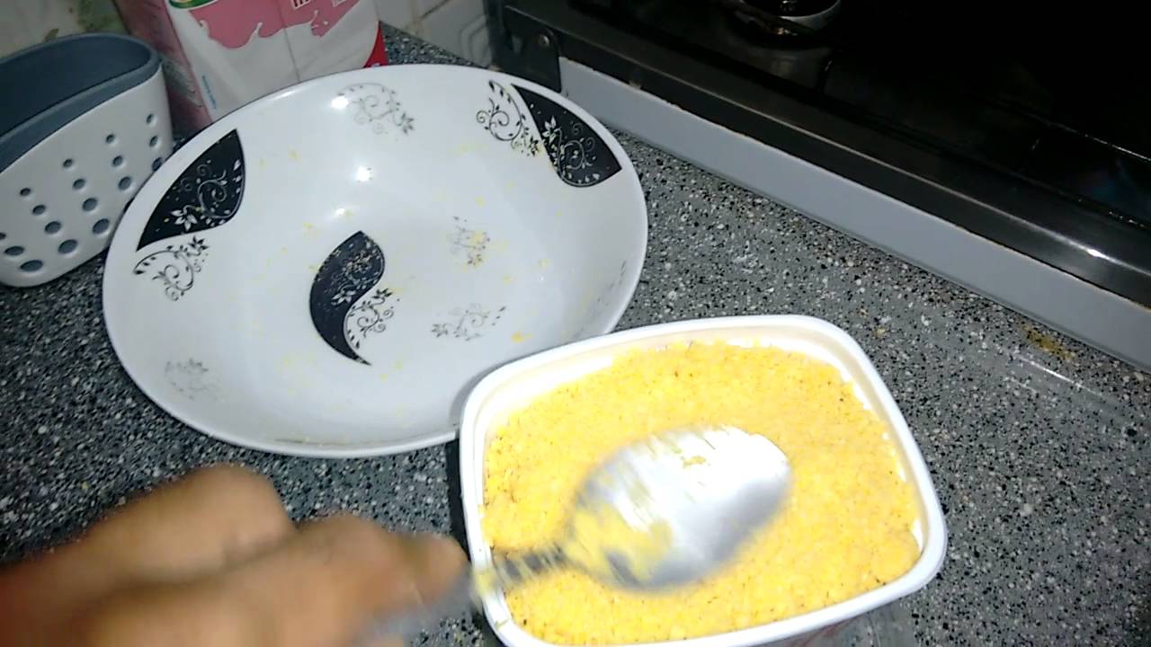 Cuscus no pote de margarina