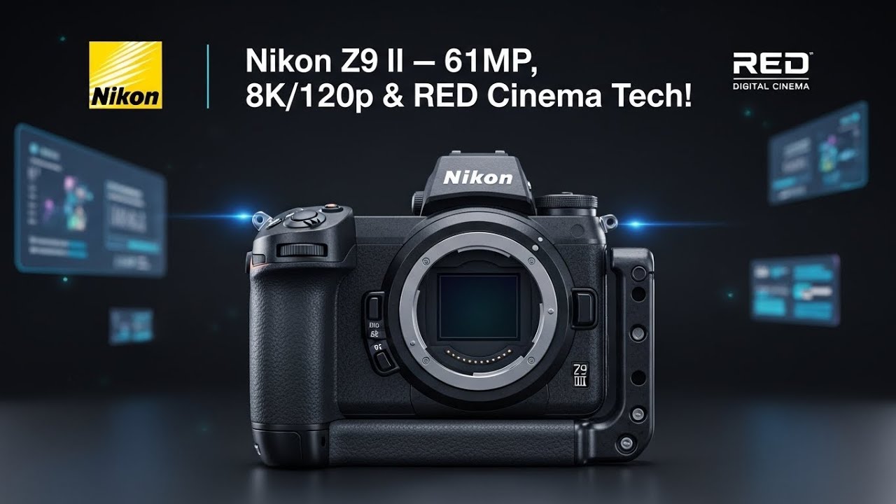 Утечка информации о Nikon Z9 II: 61 МП, 8K/120p и технологии RED Cinema!