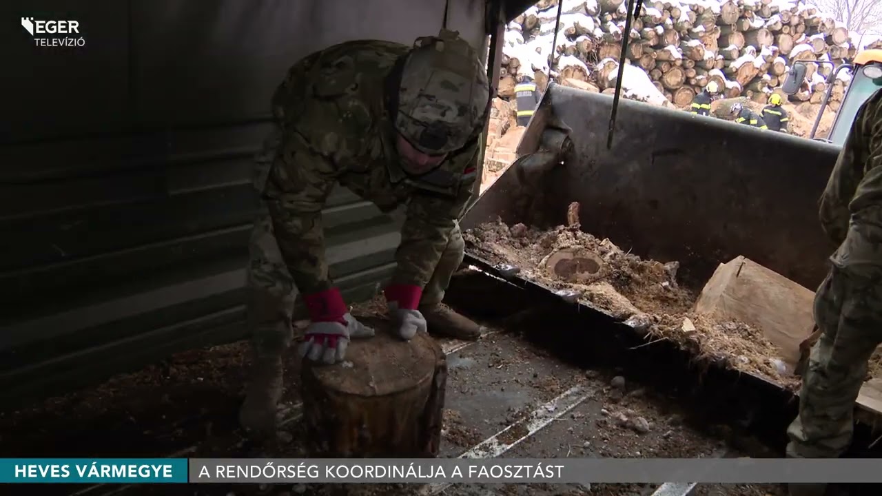 A rendőrség koordinálja a faosztást - 2026.01.19.