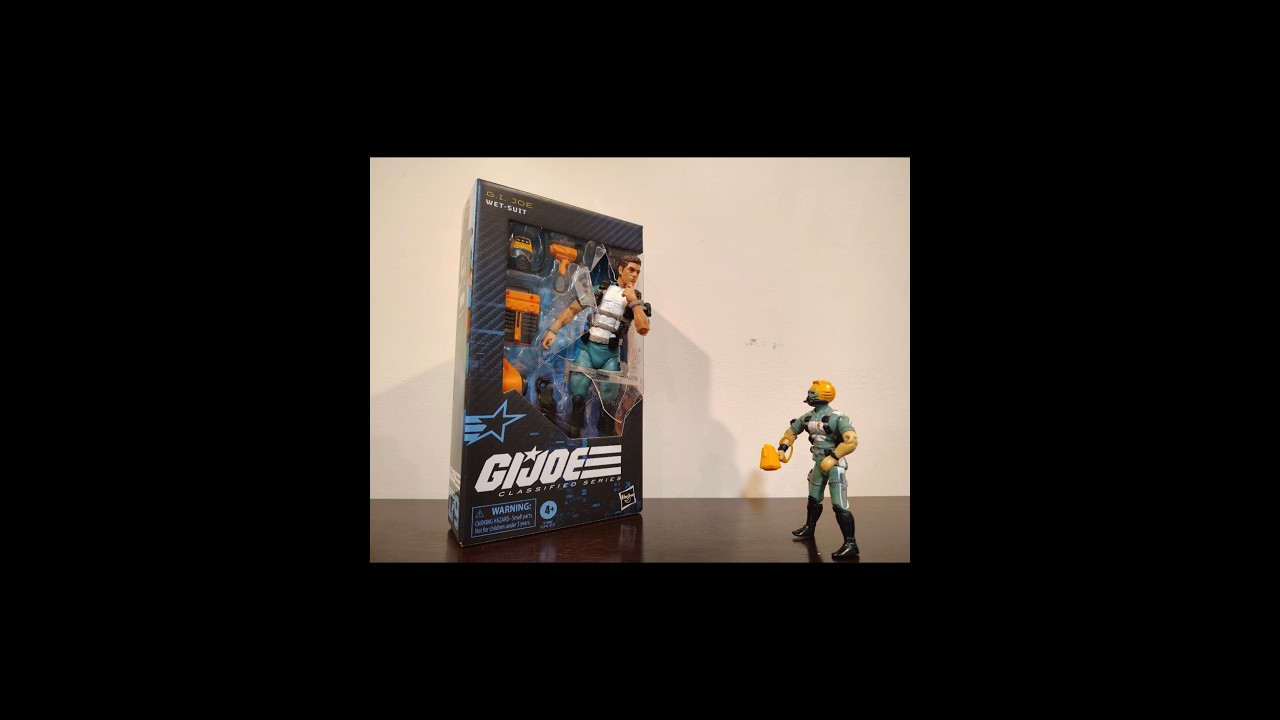 GI Joe Classified Wet-Suit Stop Motion Unboxing