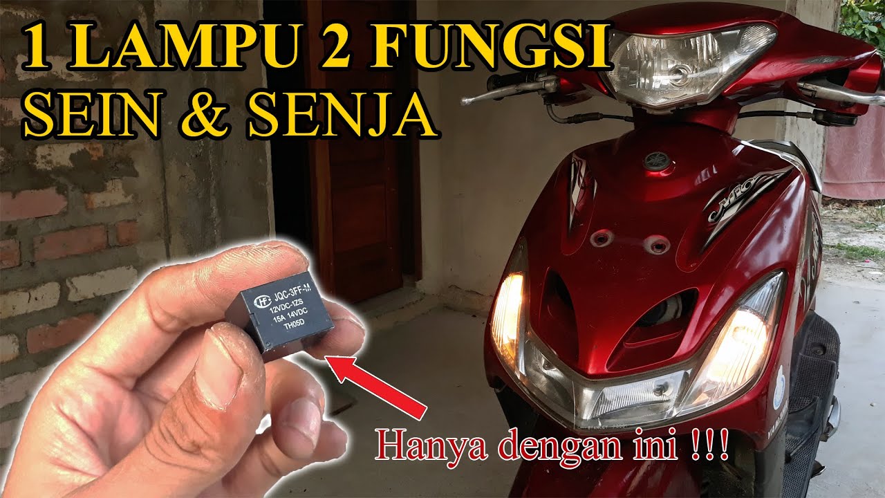 Cara Membuat Lampu Sein Motor Jadi 2 Fungsi - Sein & Senja
