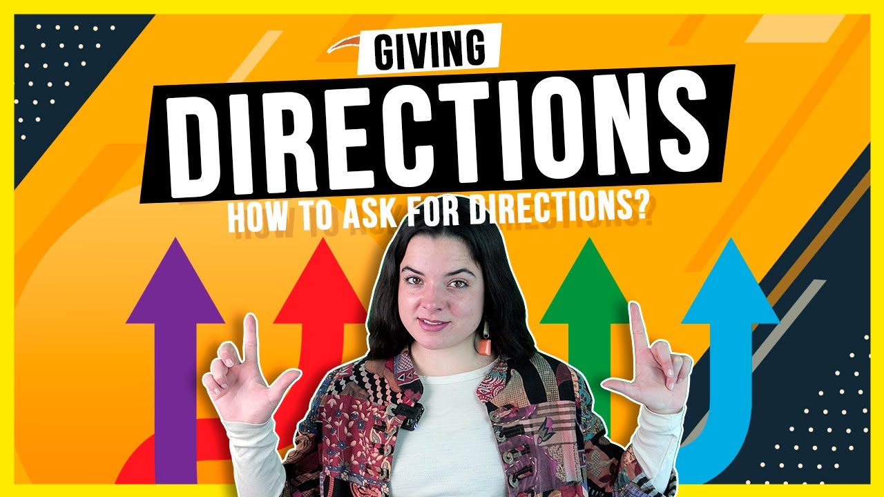 How to GIVE and ASK for directions in English | STOP BEING CONFUSED! 😏