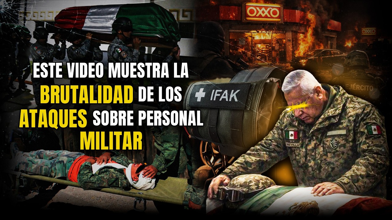 MILITARES curan heridas con CINTA transparente tras OPERATIVO contra el MENCHO
