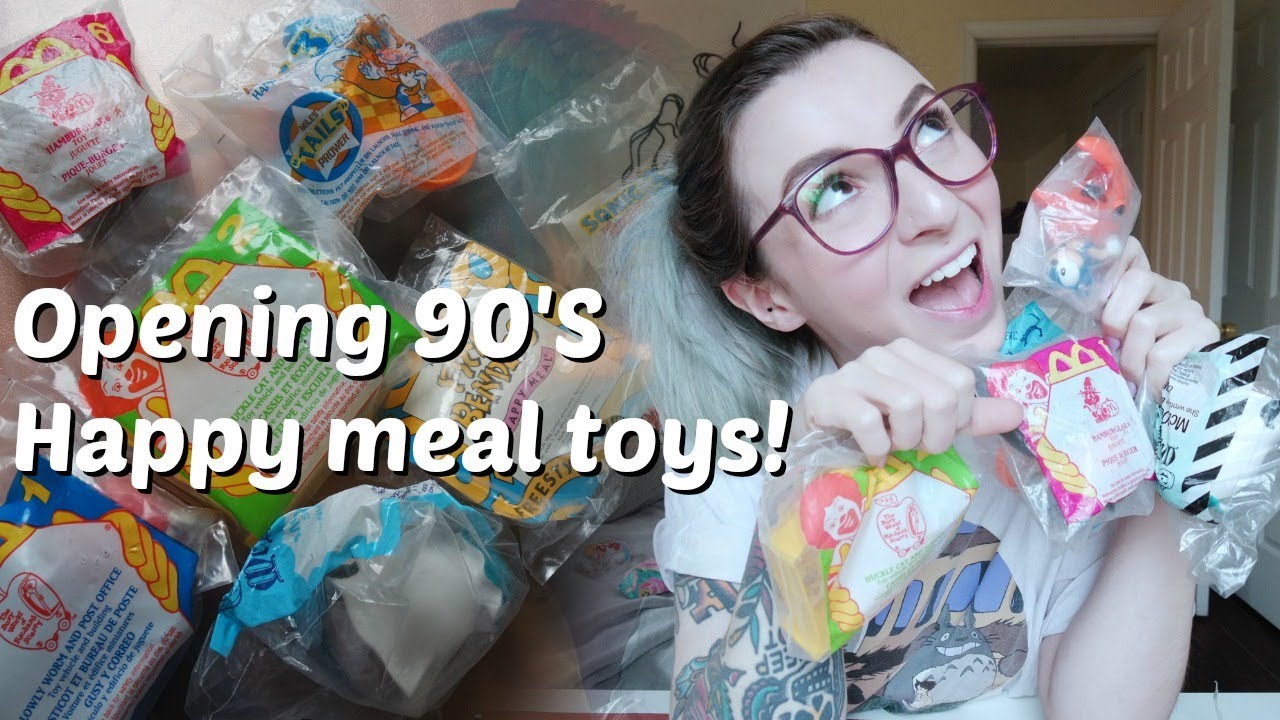 Opening 90's Happy Meal Toys!