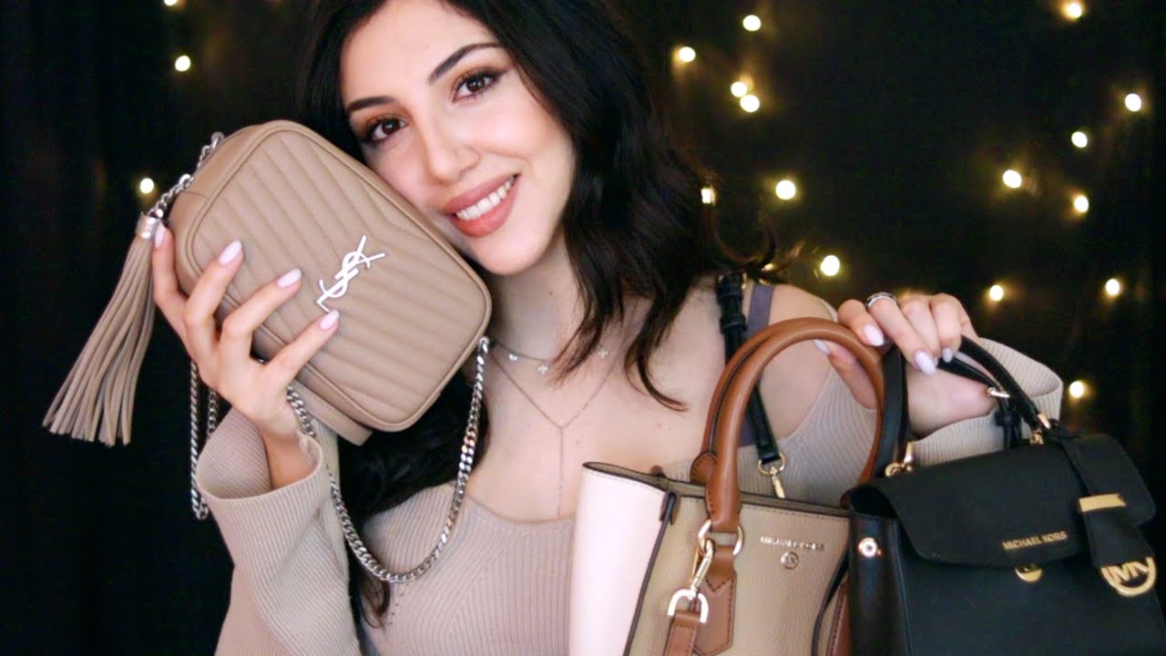 ASMR Purse Collection 👛 [ASMR Gentle Whispers/ Tapping / Scratching ] - Designer Bags