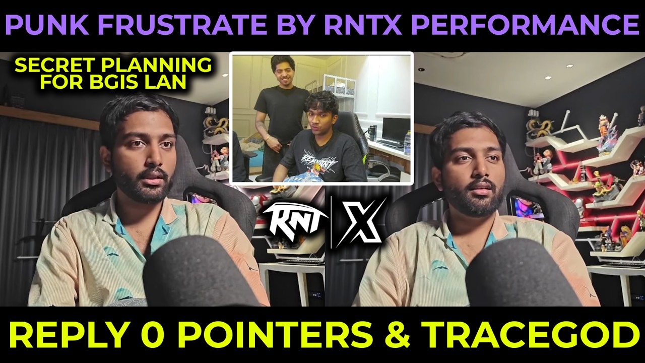 PunK FRUSTRATE by RNTX☹️ Reply TRACEGOD & 0 Pointers Match😱 | BGIS 2026 Semi Finals