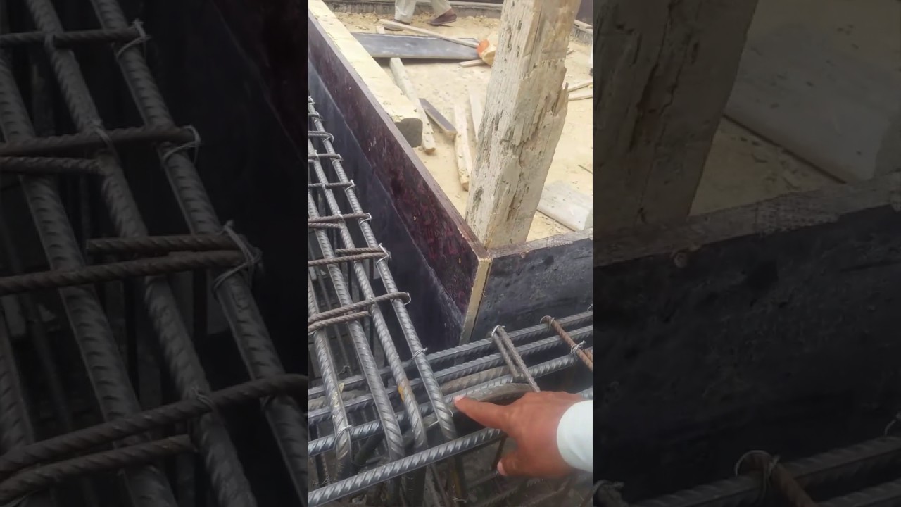 شرح طريقة تركيب حديد تسليح الميدة ..  وبعض التوصيات أثناء التنفيذ.