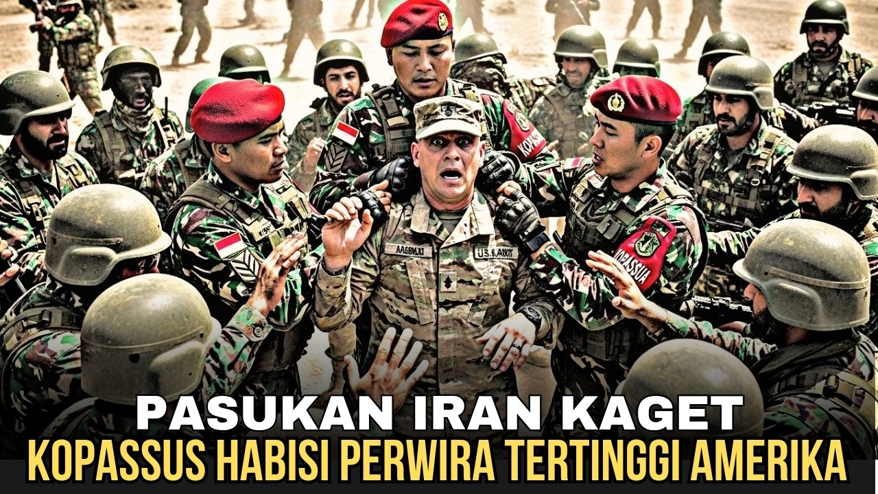 BRUTAL TNI !!! KOPASSUS IKUT CAMPUR PERANG AMERIKA -IRAN DAN TIBA-TIBA LAKUKAN INI ...