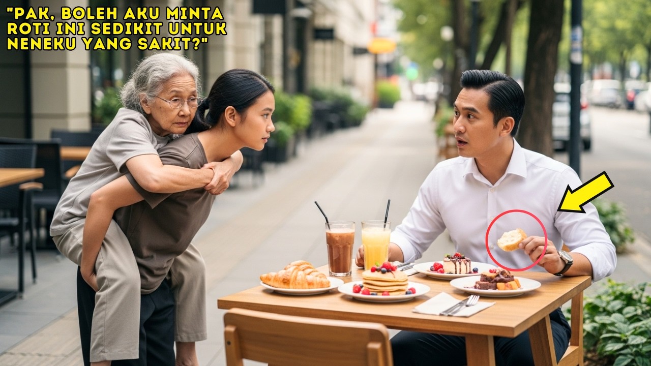 “PAK BOLEH MINTA ROTI?” PERMINTAAN GADIS MISKIN INI MEMBUAT MILIARDER MENANGIS SETELAH MENGETAHUI..