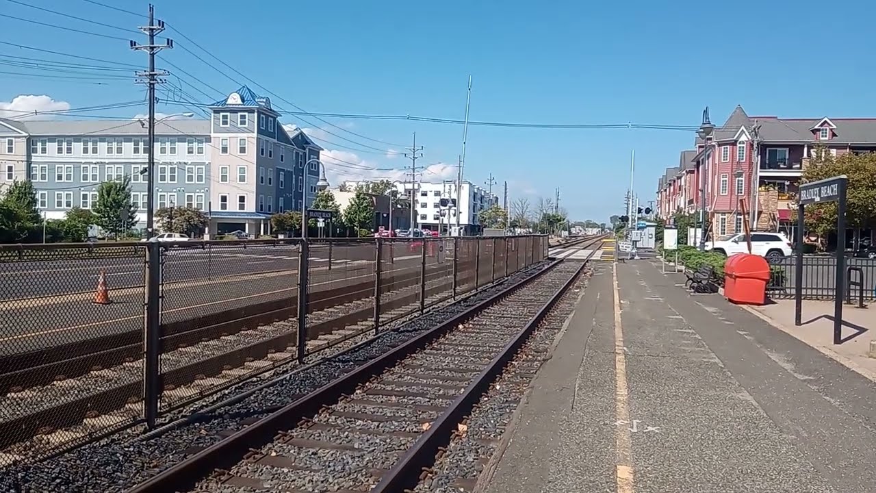 NJ Transit North Jersey Coast Line Train 4343 at Bradley Beach 