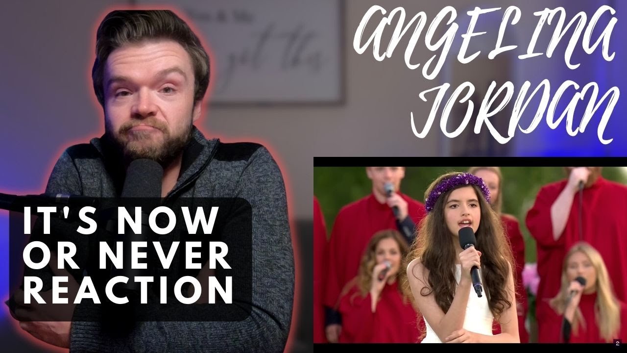 ANGELINA JORDAN - IT'S NOW OR NEVER & WHAT A DIFF'RENCE A DAY MAKES (synced mashup) | REACTION
