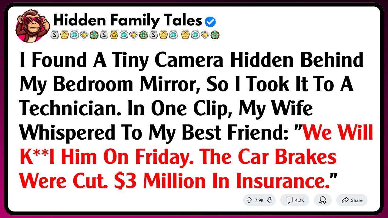 I Found A Tiny Camera Hidden Behind My Bedroom Mirror, So I Took It To A Technician. In One Clip,...