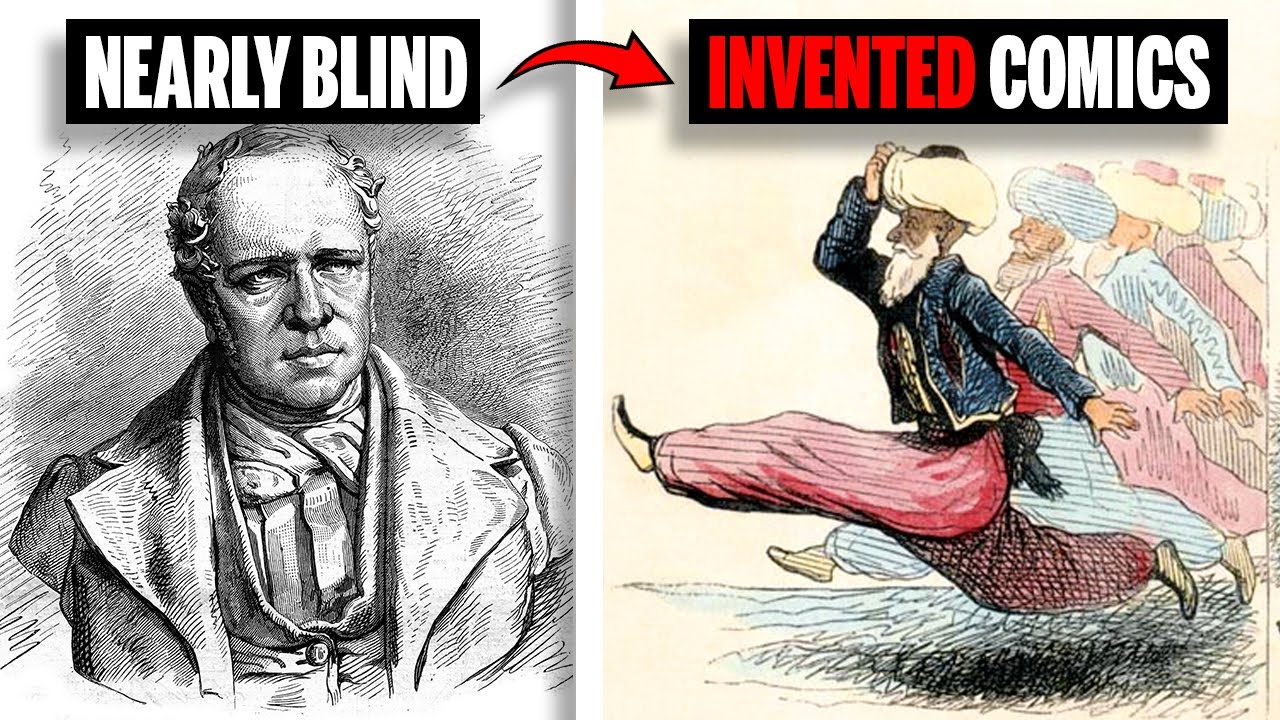 How a nearly blind schoolteacher invented the comic medium