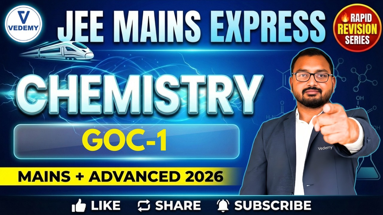 JEE MAINS 2026 Express 🚀 | GOC-1 | Rapid Revision l Chemistry | Mohit Sir 🔥|