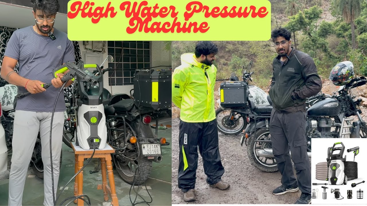 Washing My Bike at Home! 🏍️ Dylect Ultra Power Max Test 🔫 💦  