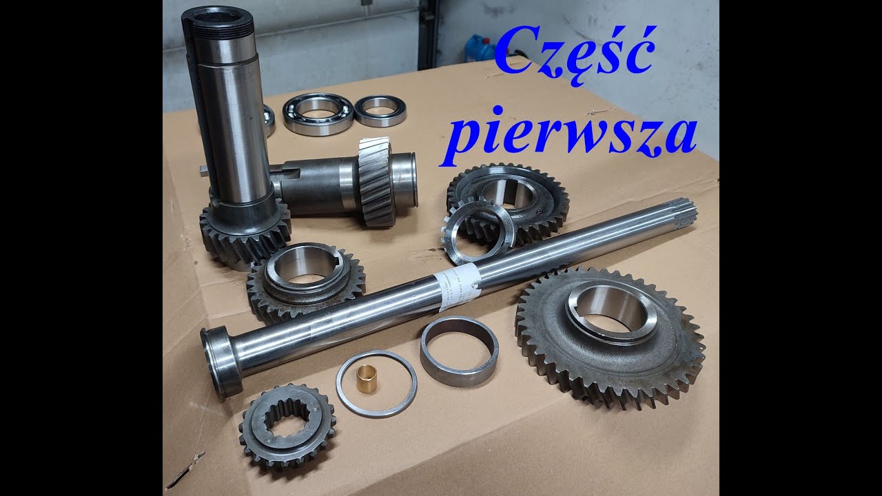 Odc.11 Skrzynia biegów ursus 385 904 1224 wałek pośredni 4biegi jak złożyć 12145 1014 8011 8045