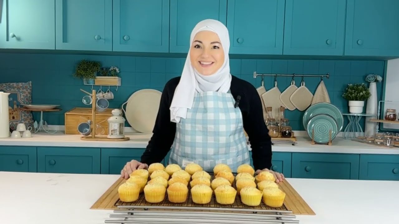 كب كيك الفانيلا الفاخر 🧁اسهل واطيب وصفة 👍🏻
