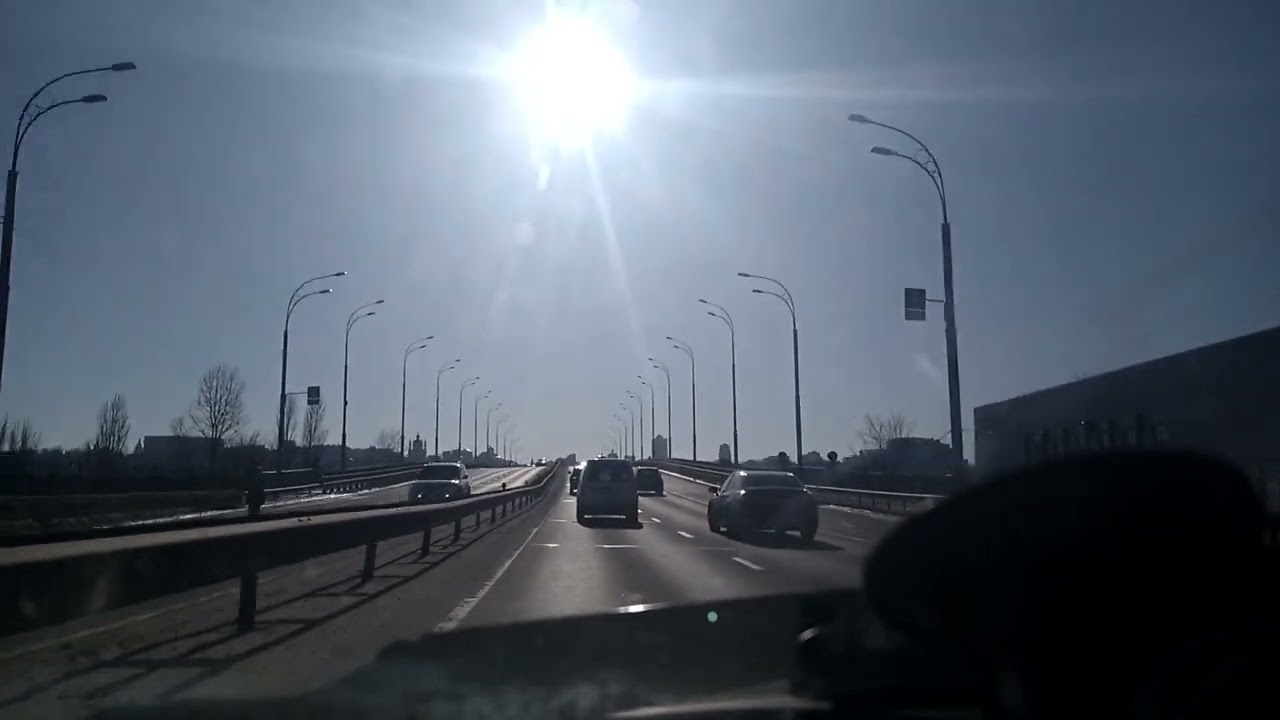 Киев  Набережно Рыбальская дорога