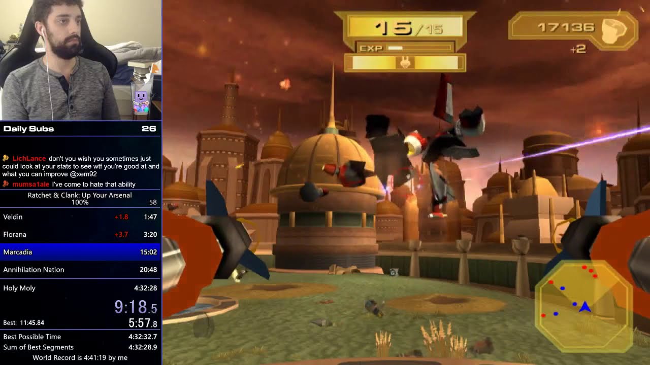 Ratchet and Clank: Up Your Arsenal 100% Speedrun in 4:36:48 [Former World Record]