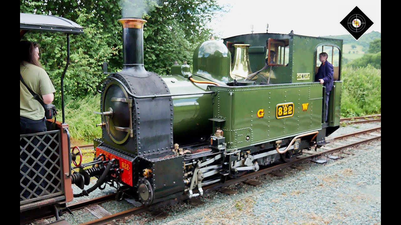 822 "The Earl" @ Cyfronydd on the Welshpool & Llanfair Light Railway, 22/6/24 
