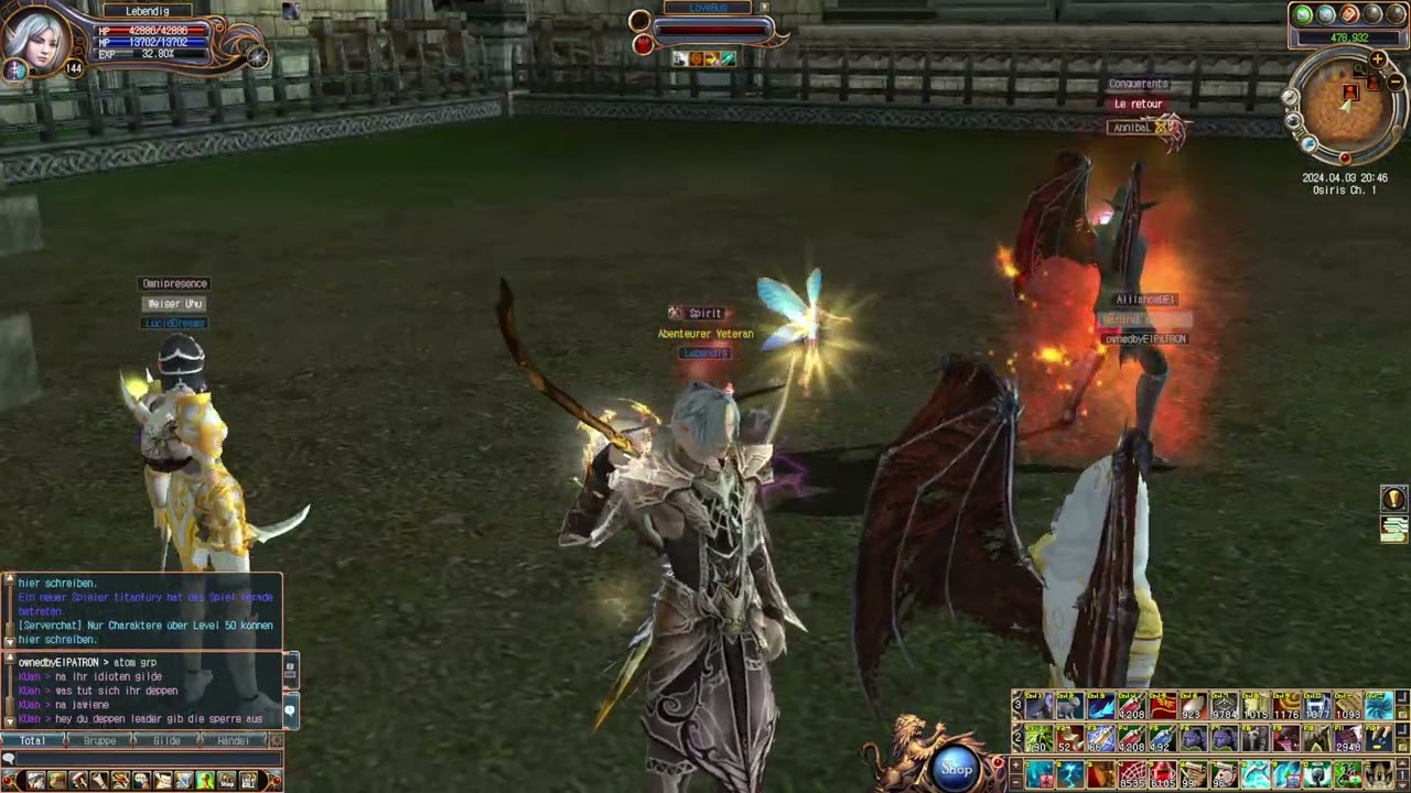 Last Chaos Fawkes - Fawkes - PVP Arena Osiris komm vorbei