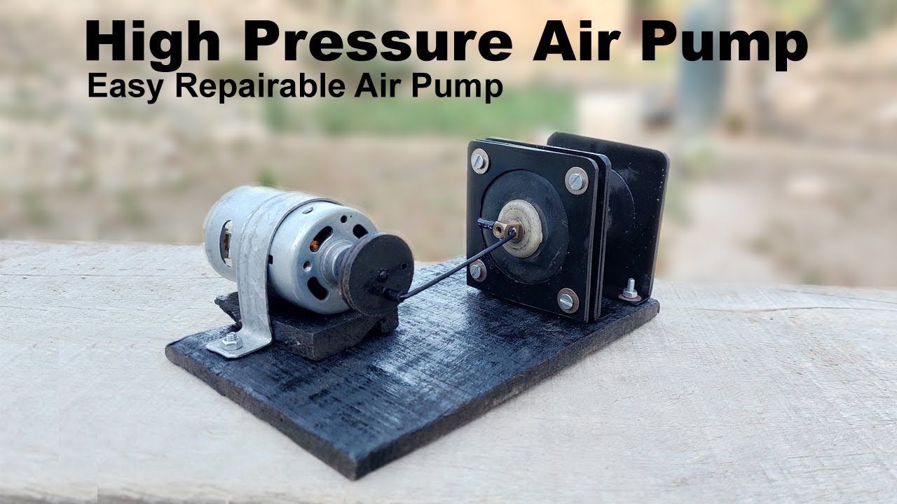 How to make air pump at home | 12V DC vacuum air pump | High pressure air pump | DIY air pump