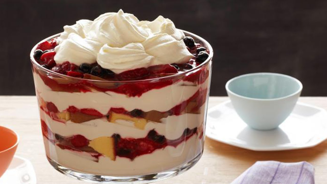Strawberry Lemon Trifle Recipe | 1 Minute Dessert Recipes