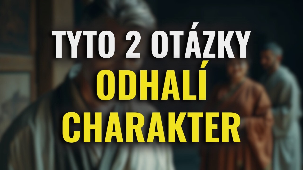 ABYCHOM VIDĚLI někoho skutečný CHARAKTER, stačí položit tyto 2 ZÁKEŘNÉ OTÁZKY | Carl Jung