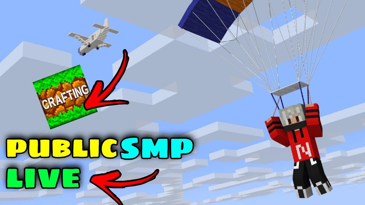 Crafting And Building Live Public Smp | Gamer Boy Neel