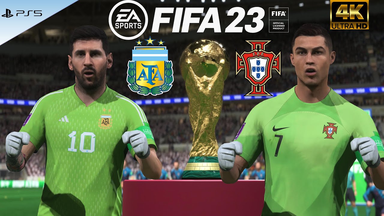MESSI or RONALDO? Who is better goalkeeper? ARGENTINA vs PORTUGAL, PS5, 4K