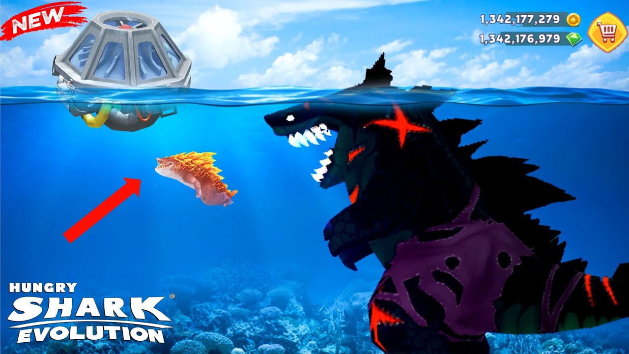 Hungry Shark Eats LAVA in Nepal! (Shark Evolution MagmaJira Gameplay) Hungry Shark Evolution