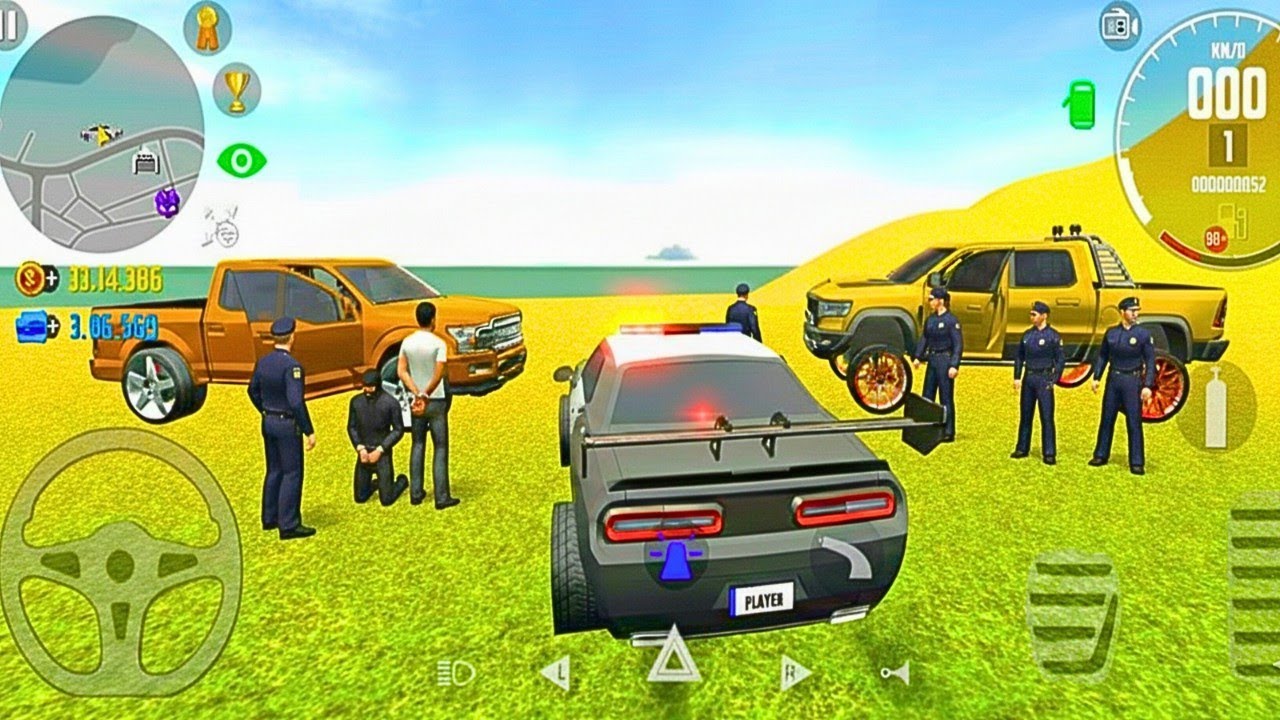 Пятиминутная погоня, закончившаяся массовым арестом 😯😈 || Геймплей Car Simulator 2