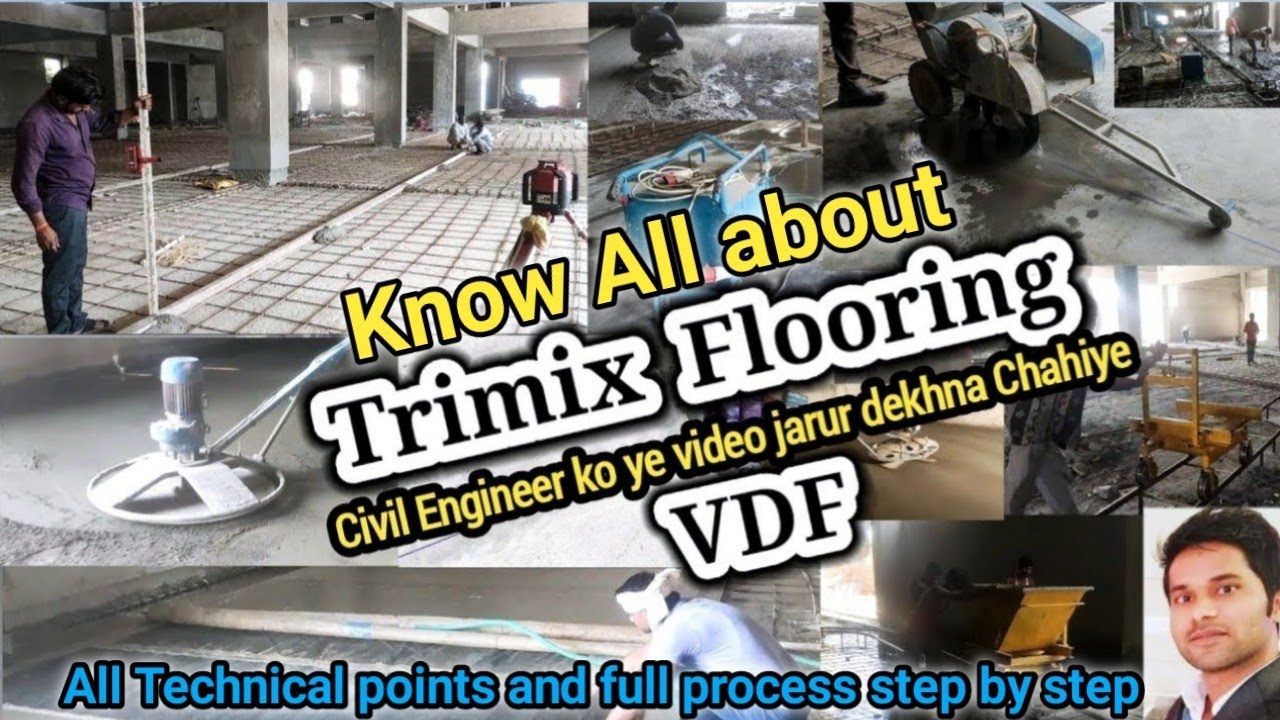 Trimix Flooring Concrete Procedure OR VDF Flooring (Vaccum Dewatering Flooring) | @Afroz Civil