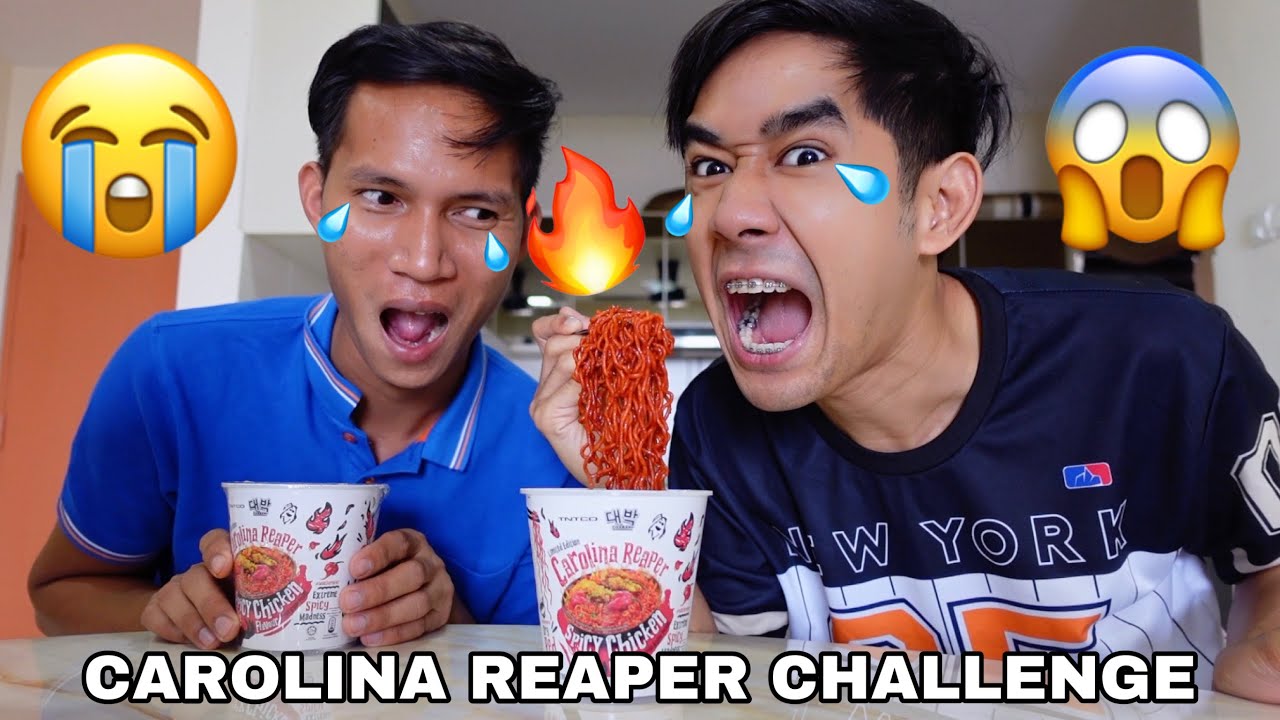 RAMEN CAROLINA REAPER 😂 PALING PEDAS DI DUNIA 😱 GHOST PEPPER PUN KALAH!!!