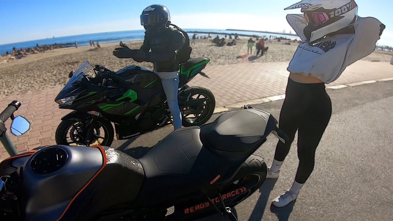PREMIÈRE BALADE AVEC MA CRUSH EN MOTO ! (partie 2) 🤭🥰