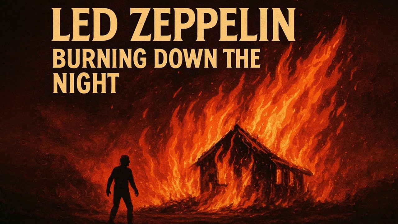 Led Zeppelin | Burning Down the Night – Raw Classic Hard Rock Energy