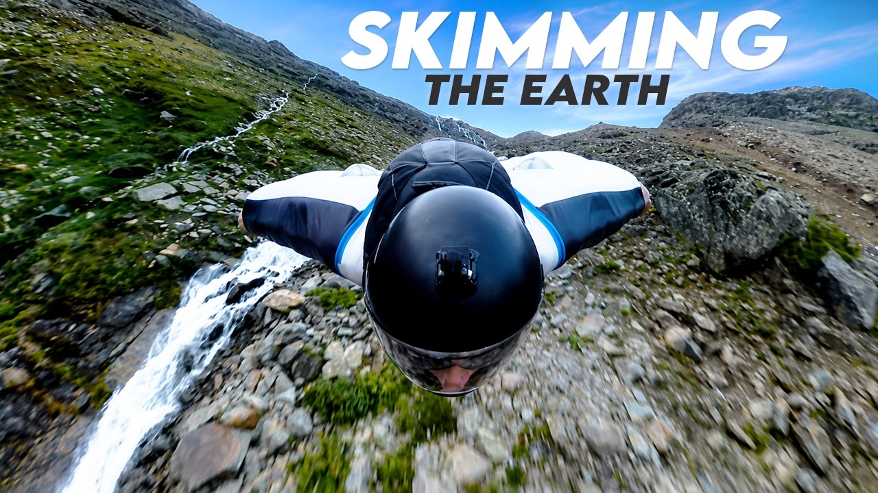 Skimming The Earth in a Wingsuit