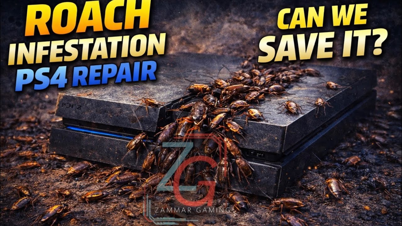 ROACH INFESTATION PS4 Repair: Can We SAVE It?! 🤮