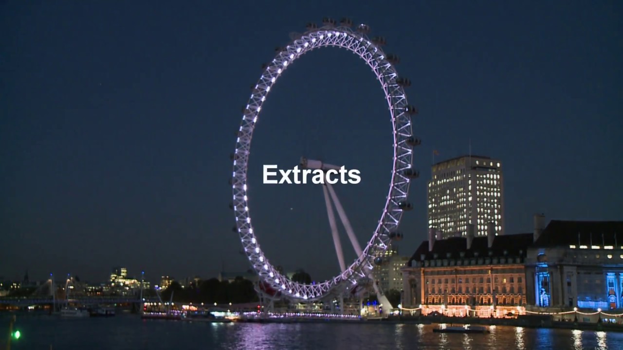 London Eye. The story behind its design and development - 1994 - 2000.